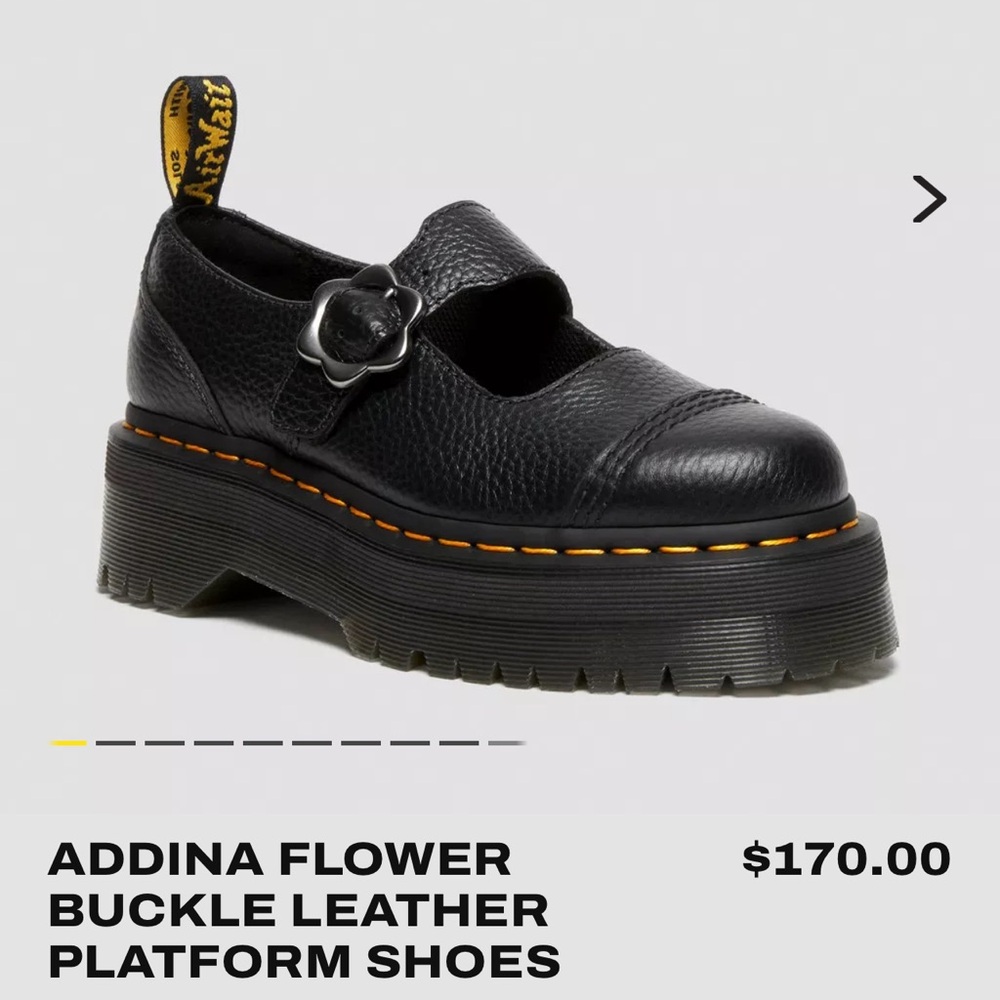 Addina flower buckle Doc Martens Mary Jane’s